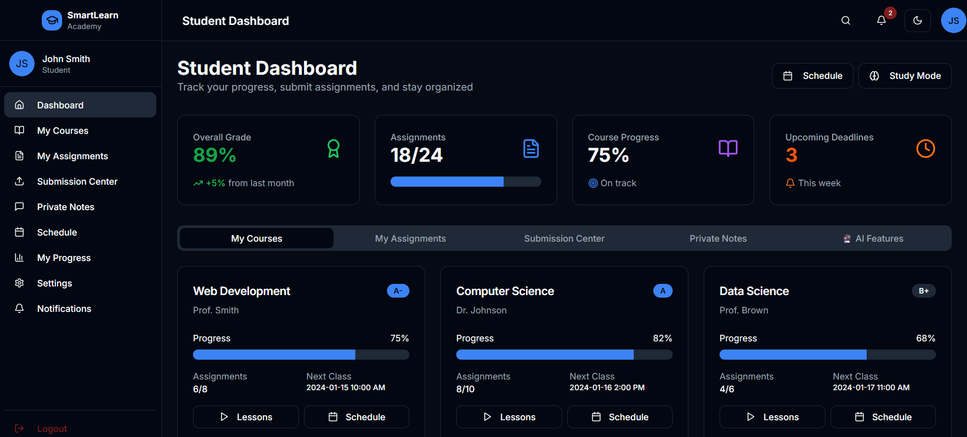 Online Education System & Course Marketplace